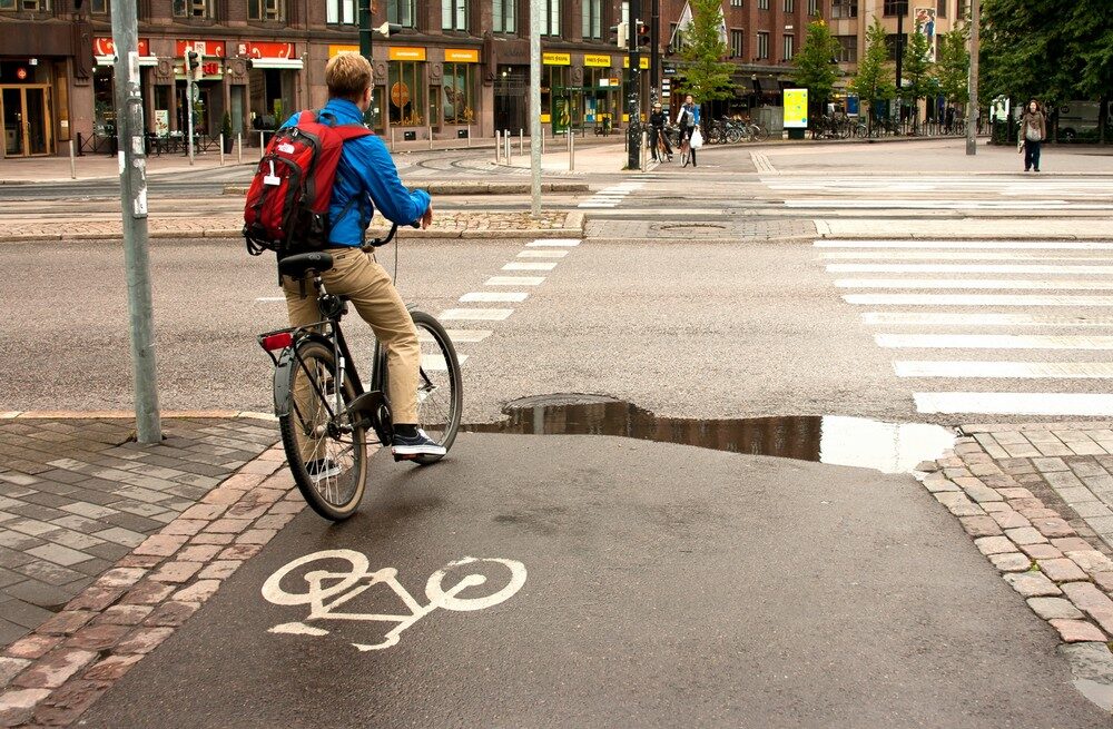 Helsinki cyclist