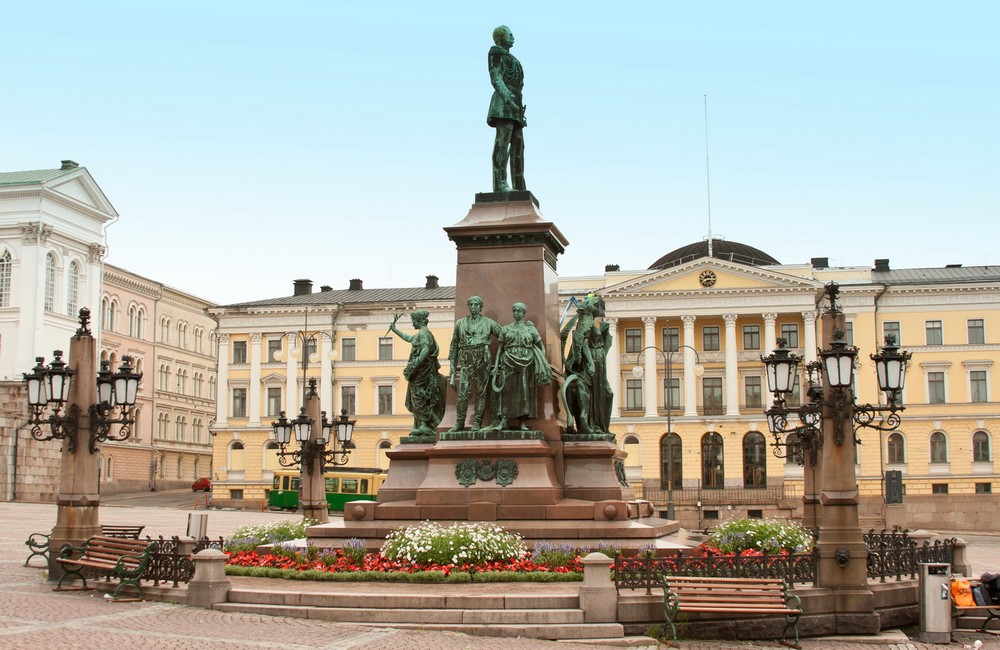 Helsinki Alexander II monument
