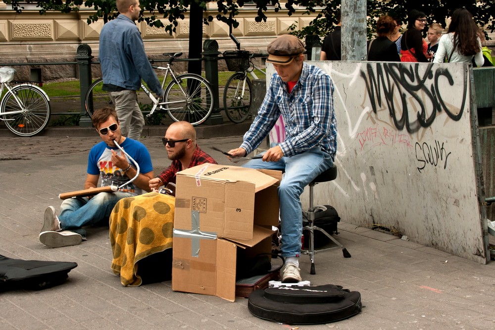 Helsinki street music