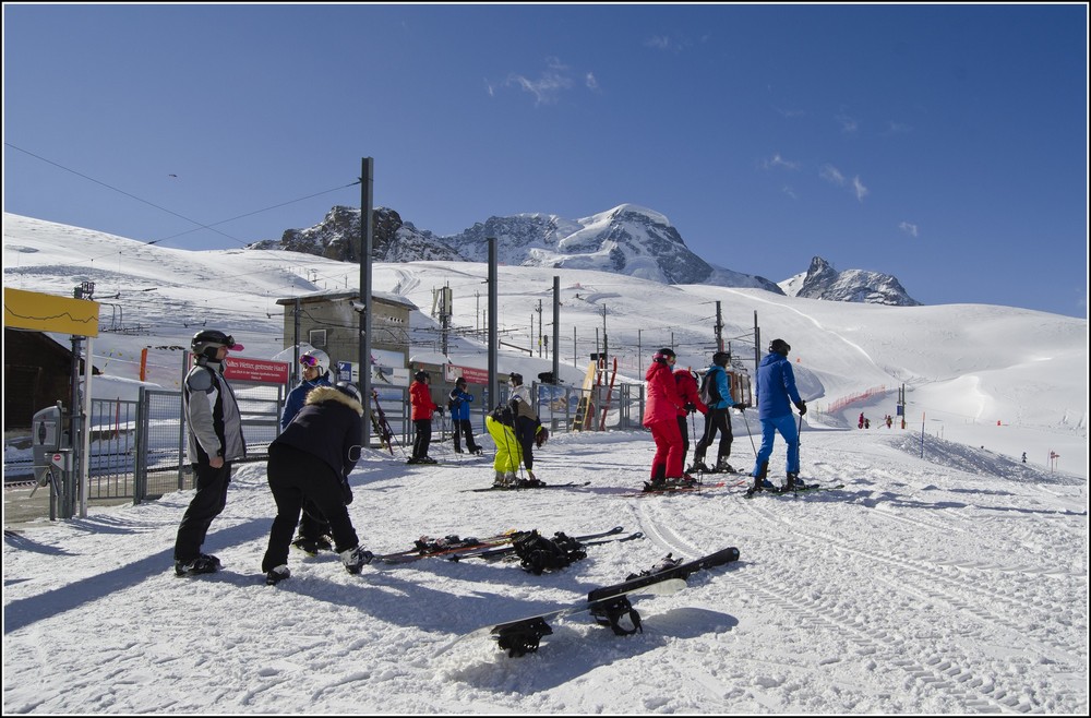 Zermatt and his Matterhorn: skiing for the first time