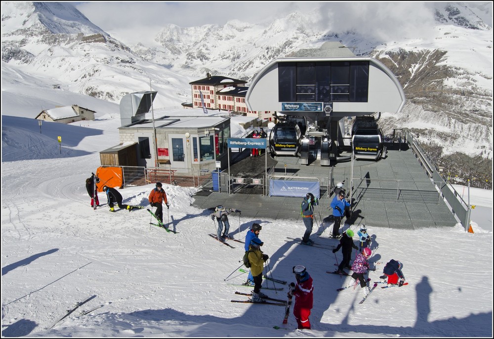 Zermatt and his Matterhorn: skiing for the first time