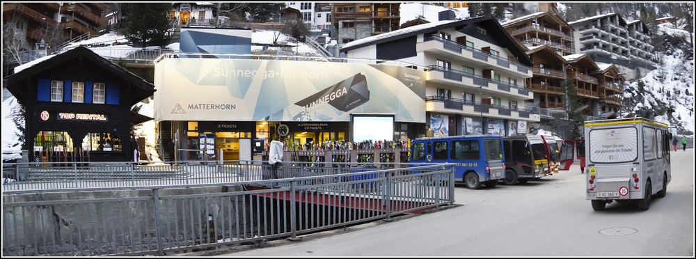 Zermatt and his Matterhorn: skiing for the first time