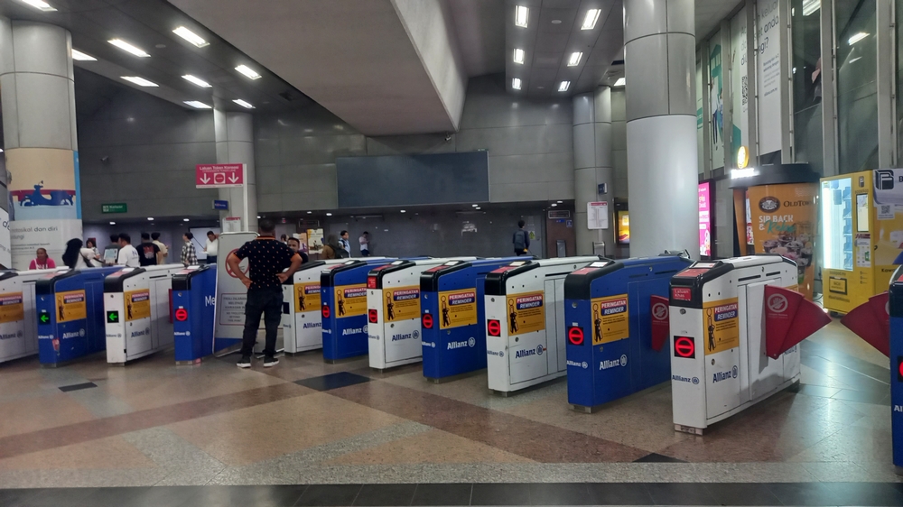 Kuala Lumpur metro entrance