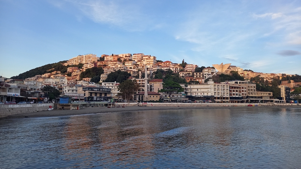 Central beach in Ulcinj