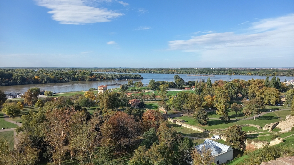 Danube and Sava rivers from Kalemegdan