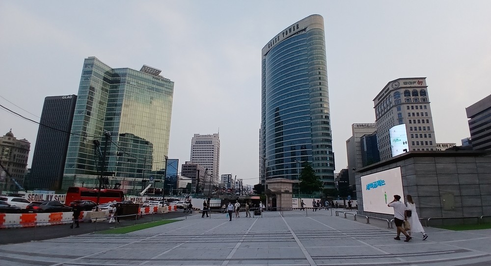 Gangnam district in Seoul