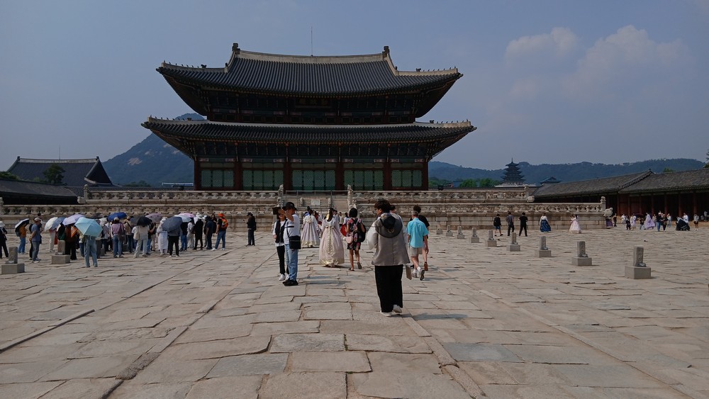 Gyeongbokgung Palace in may